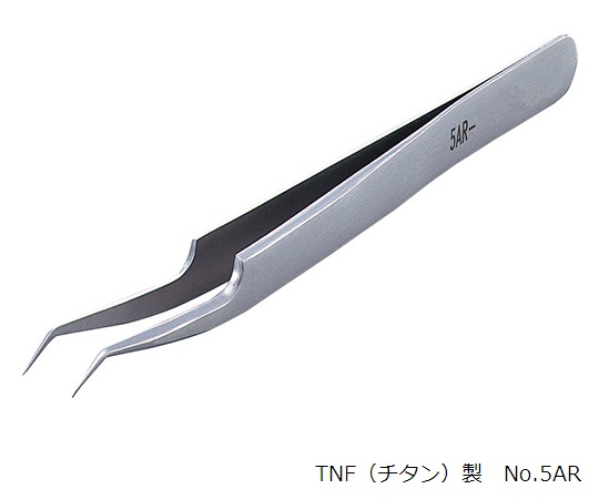 3-9819-15 MEISTER ピンセット TNF(チタン)製 No.5AR RUBIS
