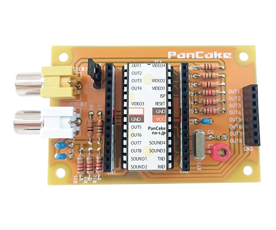 IchigoJam用オプションパーツ サウンドグラフィックボード PanCake-KIT