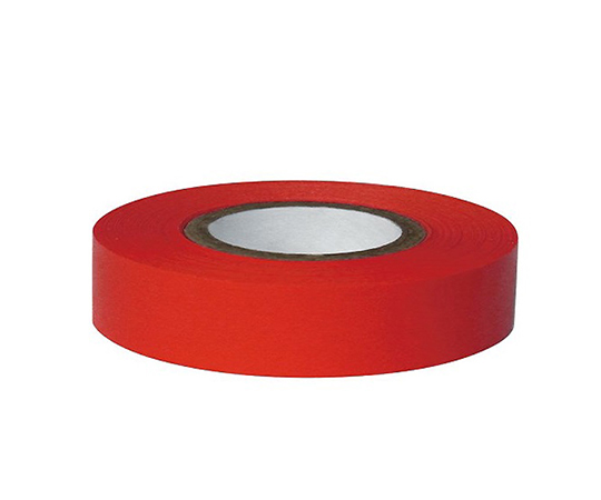 3-9873-04 耐久カラーテープ 幅12.7mm 赤 ASO-T14-4 アズワン(AS ONE) 印刷