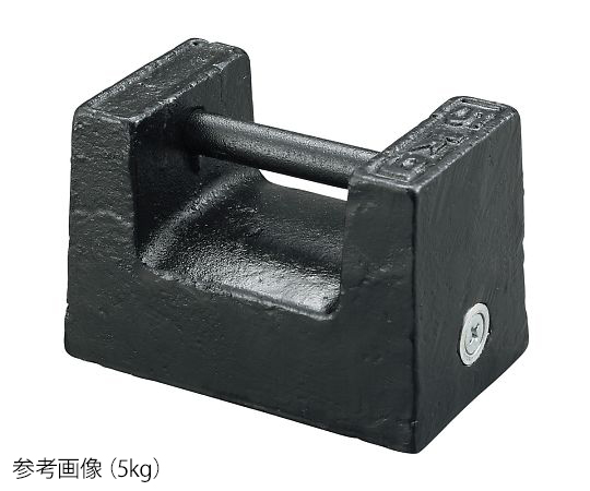 3-9950-01 枕型分銅(鋳鉄製) PWM20 アズワン(AS ONE) 印刷