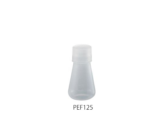 PP三角フラスコ(スクリューキャップ付) 125mL PEF125