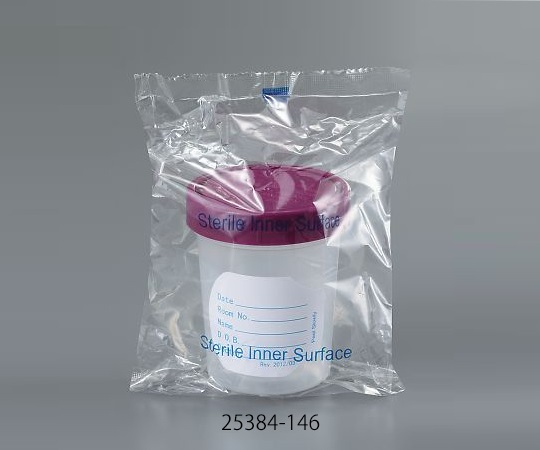 滅菌検体容器 タンパーエビデントスクリューキャップ 25384-144(100個)