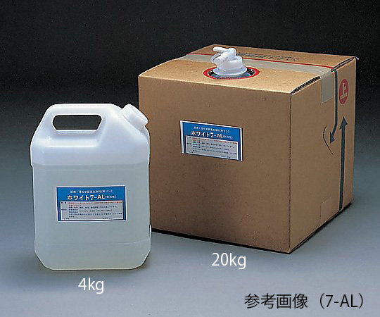 4-090-02 洗浄剤浸漬用中性液体ホワイト 7NL(20K) ユーアイ化成 印刷