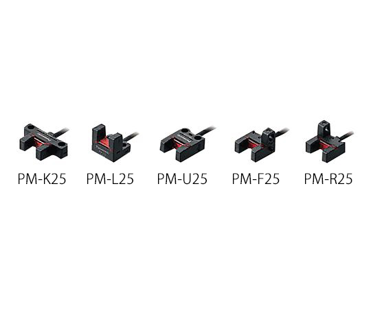 4-168-03 マイクロフォトセンサ(超小型・ケーブル式) PM-U25-R パナソニック(PANASONIC) 印刷