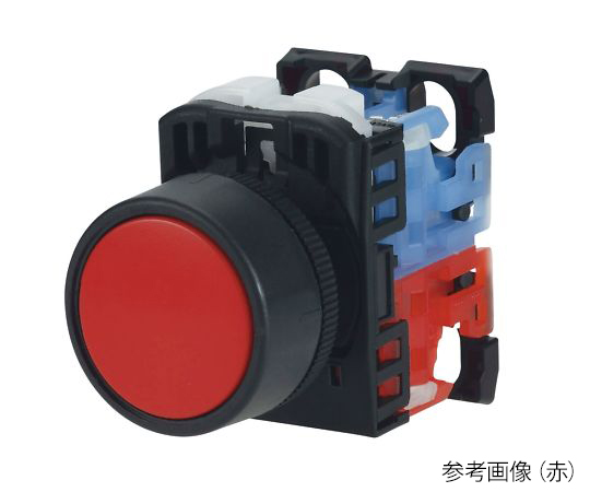 【受注停止】4-321-01 押しボタンスイッチ(22φ) 赤 B2F 10 R 春日電機 印刷