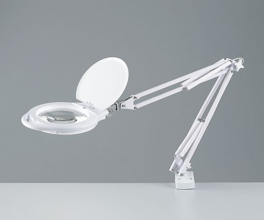 4-446-01 LEDアーム式ワイド照明拡大鏡(1.75×) BAML7V アズワン(AS ONE) 印刷