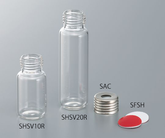 4-482-02 ネジ口ヘッドスペースバイアル 20mL SHSV20R(100本) アズワン