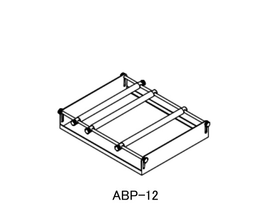 4-525-13 シェイキングインキュベーター用 調整バー付きホルダー(フラスコ用) ABP-12 アズワン(AS ONE) 印刷