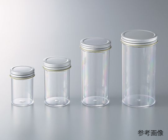 スチロールねじ口瓶(パッキン付き) 150mL MSC150(30個)