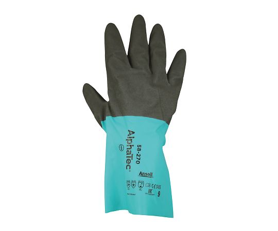 化学防護手袋 L 1パック 58-270（12双）