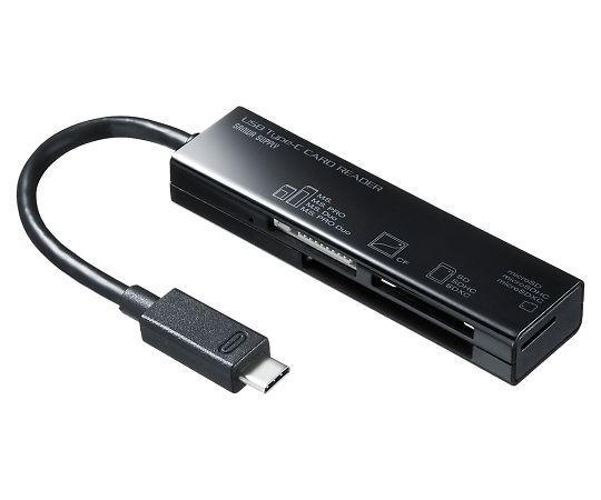 4-929-01 USB TypeCカードリーダー ADR-3TCML37BK サンワサプライ 印刷