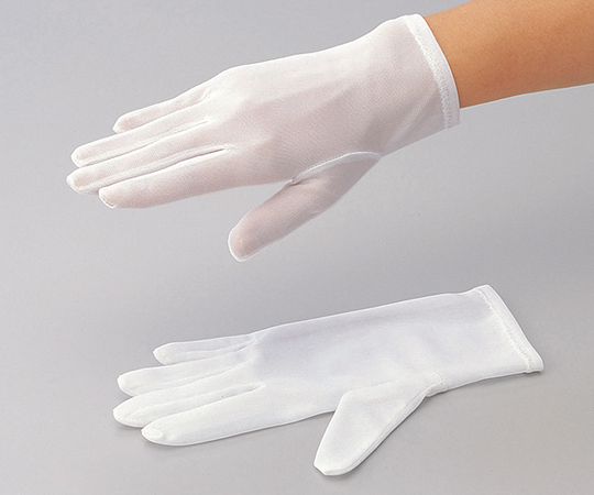 4-1085-04 品質管理手袋(ナイロンハーフ) LL(10双) 印刷