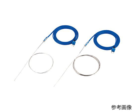 4-1722-02 ロングシースK熱電対 φ1.0×3000mm K10X3000