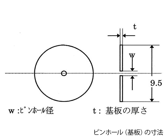 4-1777-26 精密ピンホール 1500±15μm レックス