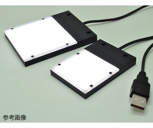 4-1786-02 USB式エッジ型LED照明 赤 LME-40/40R(USB) オプター