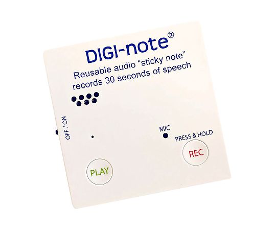 4-1860-01 音声伝言メモ Digi-Note-2pack(2個) アズワン(AS ONE)