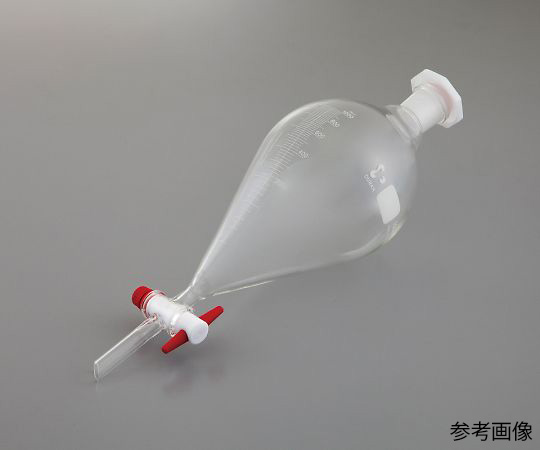 4-2066-01 目盛付分液ロート(丸型) 50mL 04006128