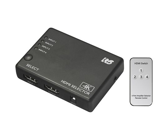【受注停止】4-2281-01 HDMI切替器 4入力1出力 RS-HDSW41-4K ラトックシステム 印刷