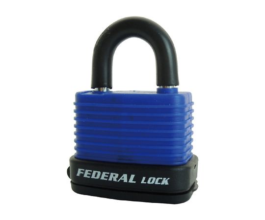 4-2345-04 ダイヤル錠(屋外用) ブルー RL40W-B-P フェデラル 印刷