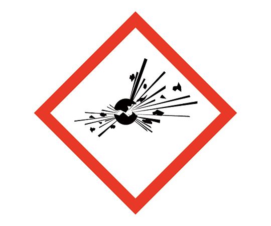4-2439-01 危険ラベル(英・仏・独) GHS01 爆発物(危険) 9105701(250枚) LLG Labware