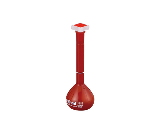 遮光共栓メスフラスコ(PMP) 50mL 672950