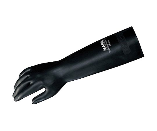 4-2512-01 ネオプレン・ラテックス ロング手袋 UltraNeo 450 M MAPA 印刷