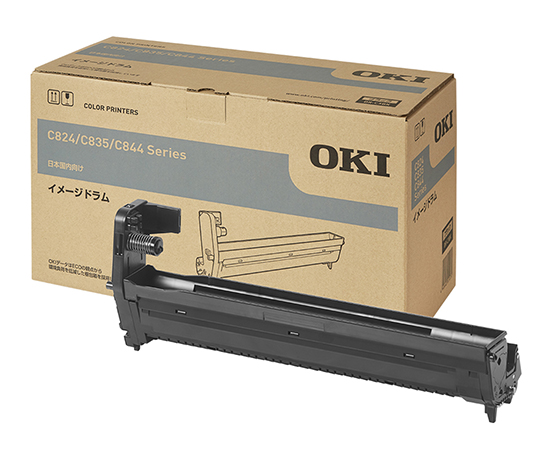 4-2909-12 カラーLEDプリンター ドラム ブラック DR-C3BK OKI 印刷