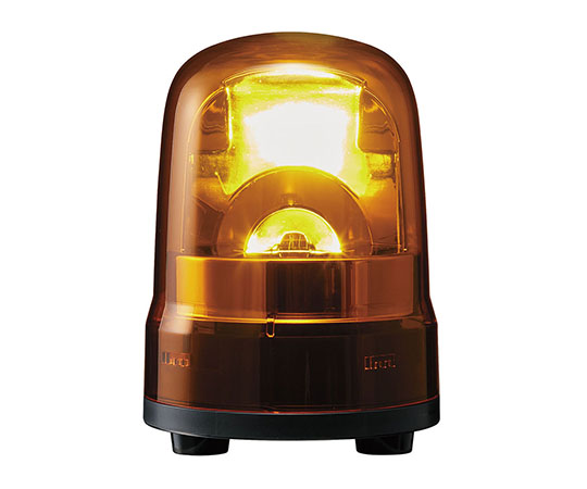 4-3062-02 LED小型回転灯 黄 SKH-M2-Y パトライト 印刷