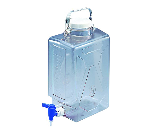 ナルゲン透明活栓付角型瓶