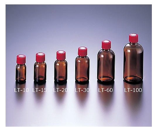 細口規格瓶 褐色 LT-100(100本)