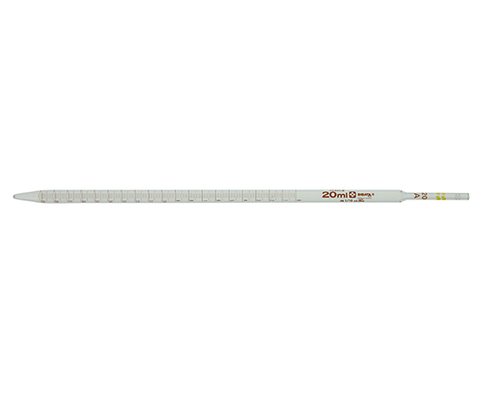 020020-20A(バラ) メスピペット 先端目盛 カラーコード付 スーパーグレード 20mL 柴田科学(SIBATA)