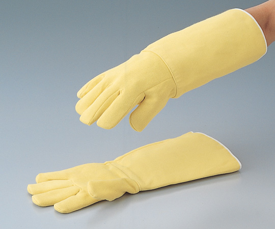 6-945-12 ケブラー手袋(ロング) YKA-13L 印刷