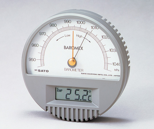 7612-00 バロメックス気圧計 温度計付 佐藤計量器製作所(SK SATO)