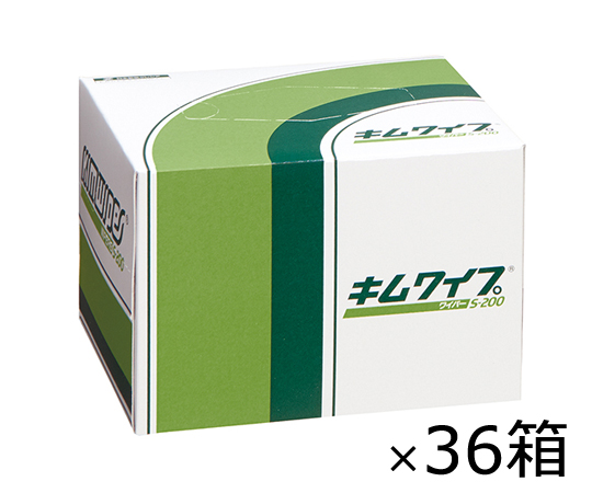 6-6689-05 キムワイプ S-200 120×215mm 62020(200枚×36箱) 日本製紙クレシア 印刷