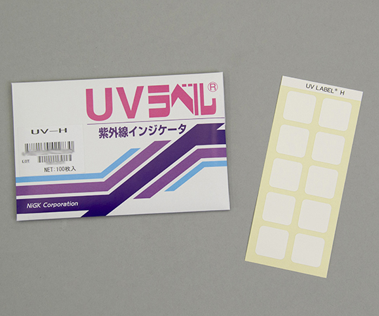 6-7789-02 UVラベル UV-H(100枚) 日油技研工業