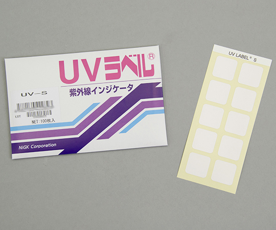 6-7789-03 UVラベル UV-S(100枚) 日油技研工業 印刷