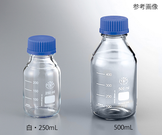 4-924-03 ネジ口メディウム瓶SCC 白 500mL 2070 M/500SCC アズワン(AS ONE)