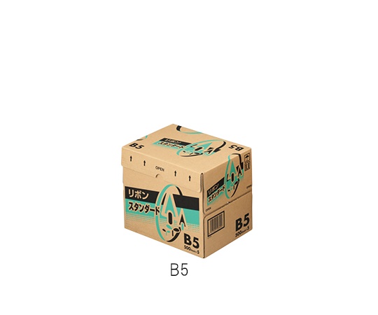 7-2789-03 リボンスタンダード B5(500枚×5冊) 新生紙パルプ商事
