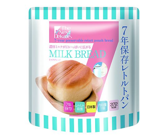 7-7229-01 7年保存レトルトパン The Next Dekade ミルクブレッド(50食) グリーンケミー 印刷
