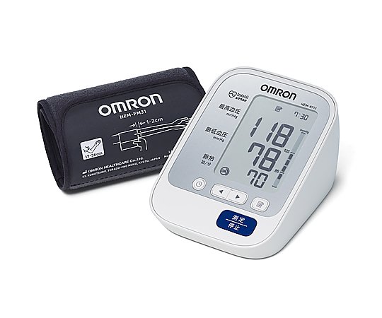 8-4389-11 デジタル自動血圧計 HEM-8713 オムロン 印刷
