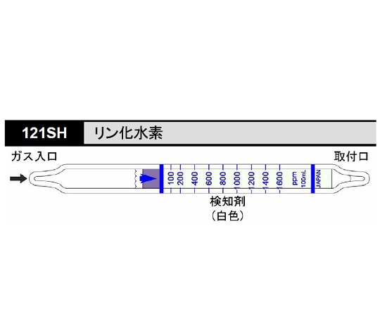 北川式 ガス検知管 リン化水素 121SH