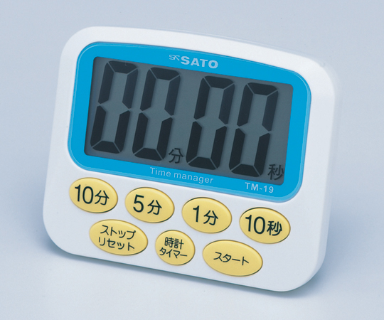 【受注停止】8-9267-01 大型表示タイマー TM-19 佐藤計量器製作所(SK SATO)