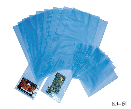 9-4025-17 非帯電袋 200×300×0.05mm 非添加型 MKP-6(100枚) 印刷