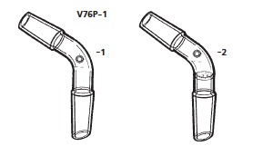 アダプター 120° V76P-1型 19/38