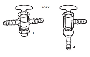 アダプター 二方コック付 V76S-3型