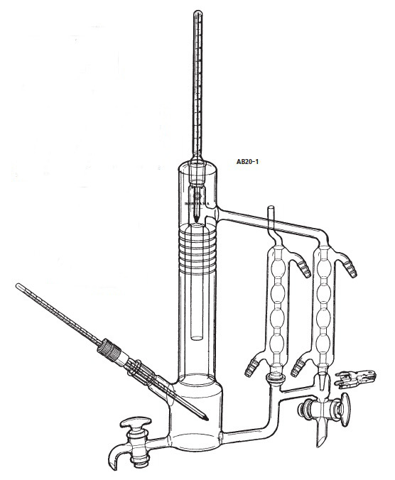 オスマー平衝蒸留装置 AB20-1型