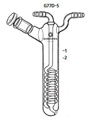 ガス吸着管 G77D-5型 10mL 15/25