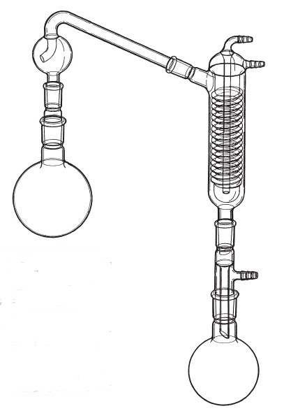 キュルダール減圧蒸留装置 AB25G-1型 500mL