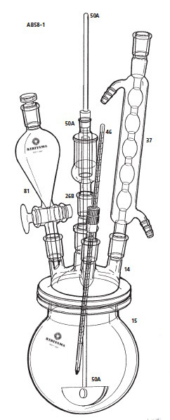 セパラブルフラスコ反応装置 AB58-1型