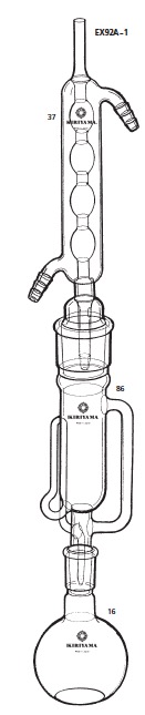 ソクスレー抽出装置 EX92A-1型 200mL 34/45 19/38